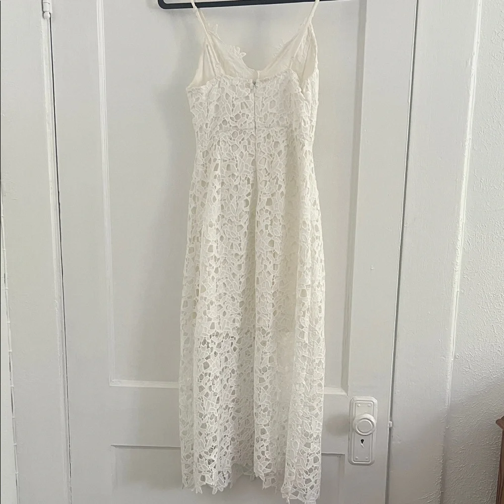 Astr Cream Lace Midi Dress - Picture 3 of 7